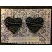 Denim Earrings - Heart with Love